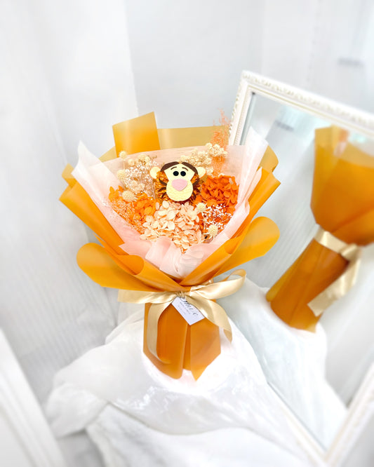 跳跳虎Tiger｜橙色Mini Size 迷你花束