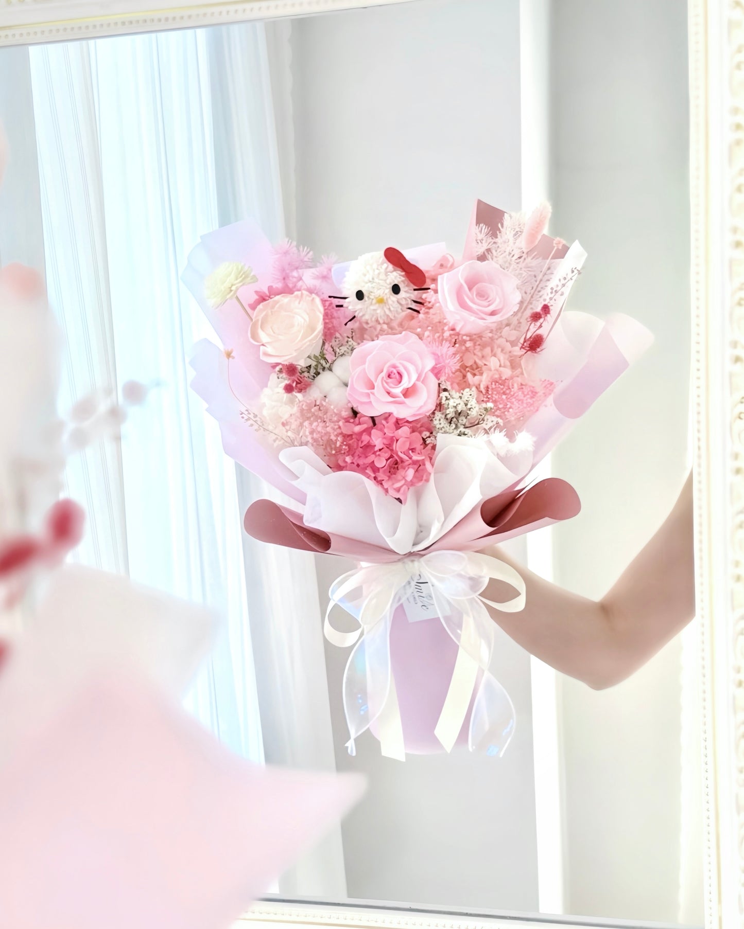 Hello Kitty|粉紅保鮮花花束