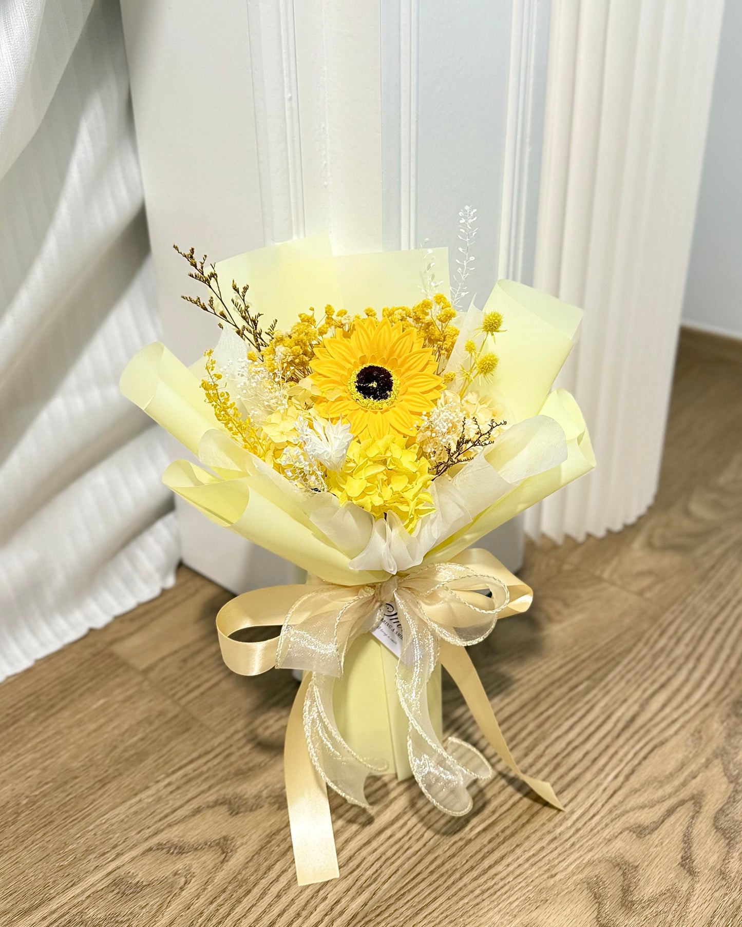 Mini Size迷你向日葵黃色調花束