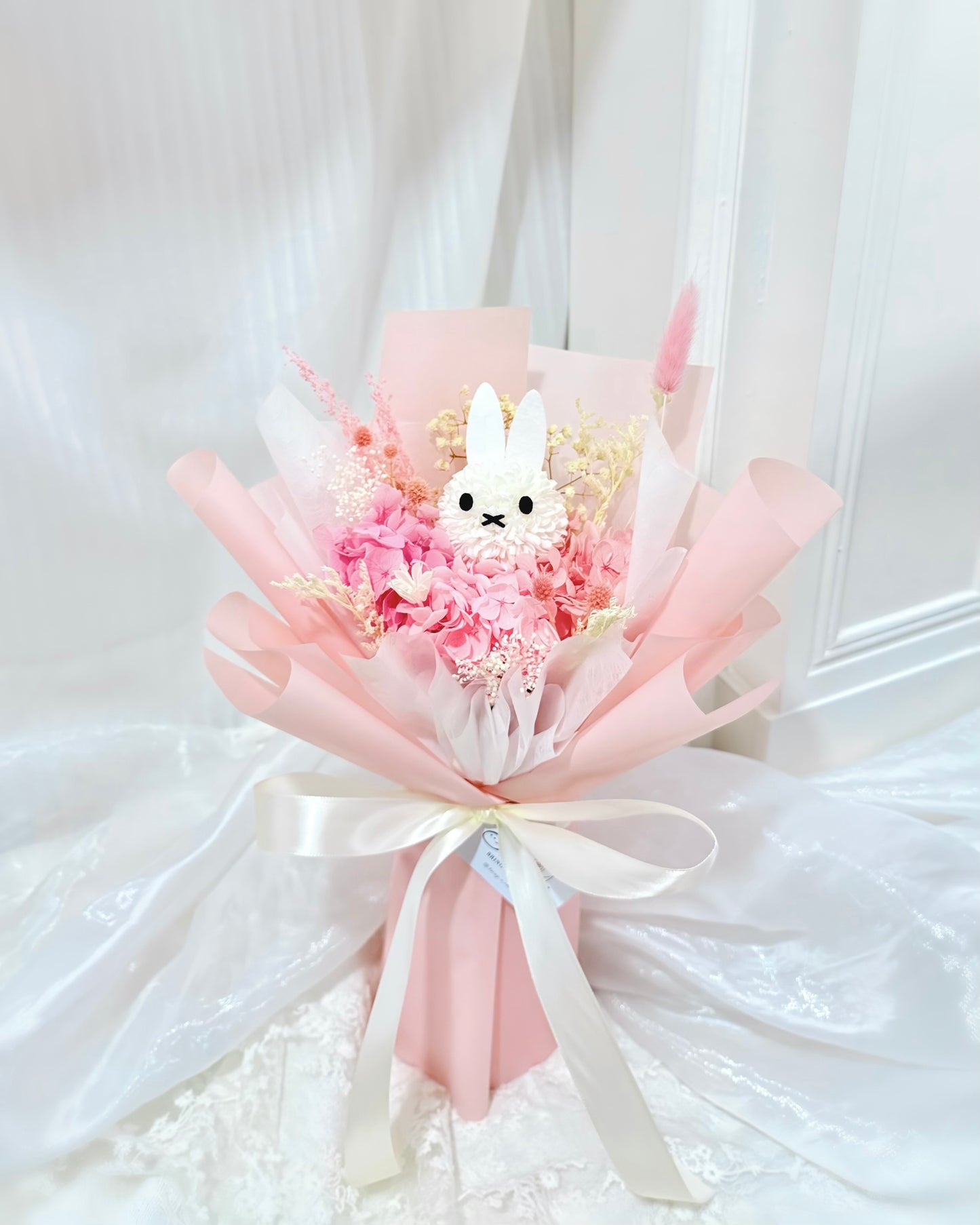 Miffy兔｜粉紅Mini Size迷你花束