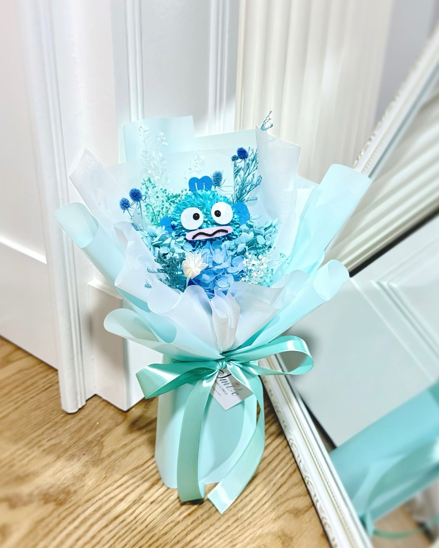 Hangyodon水怪｜粉藍Mini Size迷你花束