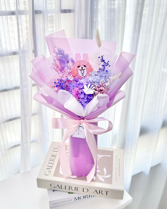 卡娜赫拉粉紅兔兔|粉紫迷你花束